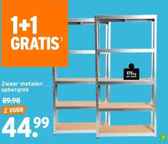 GAMMA Zwaar metalen opbergrek aanbieding