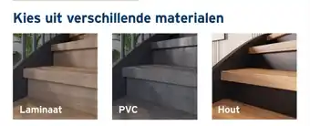 GAMMA Kies uit verschillende materialen Laminaat PVC Hout aanbieding