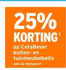 GAMMA Op cetabever buiten en tuinmeubelbeits ook op mengvert aanbieding