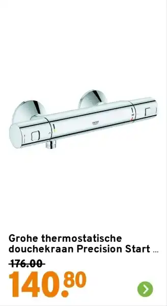 GAMMA Grohe thermostatische douchekraan Precision Start aanbieding