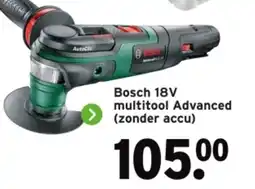 GAMMA Bosch 18V multitool Advanced aanbieding