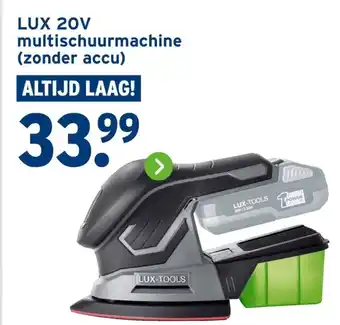 GAMMA LUX 20V multischuurmachine aanbieding