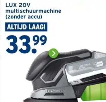 GAMMA LUX 20V multischuurmachine aanbieding