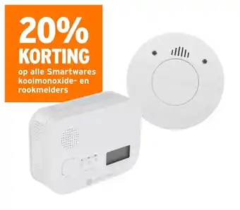 GAMMA Op alle smartwares koolmonoxide en rookmelders aanbieding