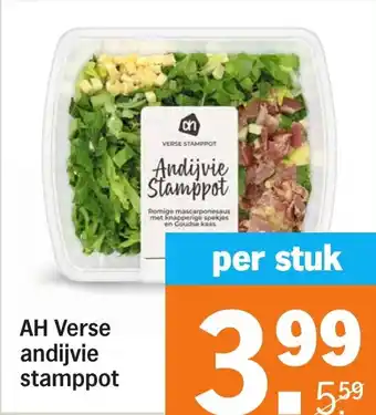 Albert Heijn AH Verse andijvie stamppot aanbieding