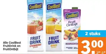 Albert Heijn Alle CoolBest FruitDrink en FruitOntbijt aanbieding