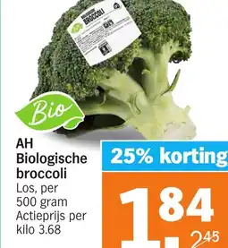 Albert Heijn AH Biologische broccoli aanbieding