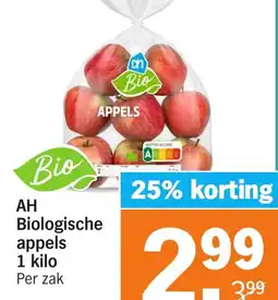 Albert Heijn AH Biologische appels aanbieding