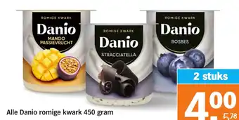 Albert Heijn Alle Danio romige kwark aanbieding