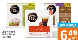 Albert Heijn Alle Nescafé Dolce Gusto aanbieding