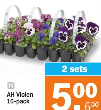 Albert Heijn AH Violen 10-pack aanbieding