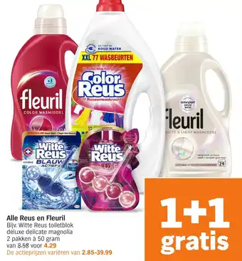 Albert Heijn Alle Reus en Fleuril aanbieding