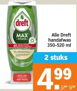 Albert Heijn Alle Dreft handafwas aanbieding