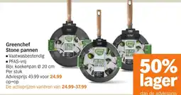 Albert Heijn Greenchef Stone pannen aanbieding