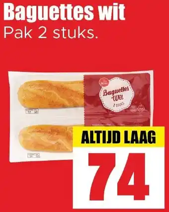 Dirk Baguettes wit aanbieding