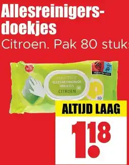 Dirk Allesreinigers doekjes aanbieding