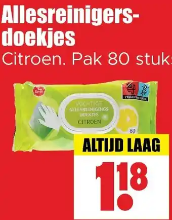 Dirk Allesreinigers doekjes aanbieding