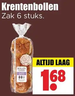 Dirk Krentenbollen aanbieding