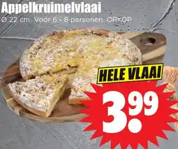 Dirk Appelkruimelvlaai aanbieding