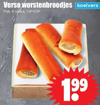 Dirk Verse worstenbroodjes aanbieding