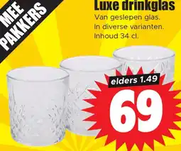 Dirk Luxe drinkglas aanbieding