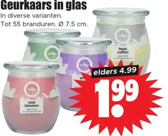 Dirk Geurkaars in glas aanbieding