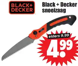 Dirk Black+Decker snoeizaag aanbieding