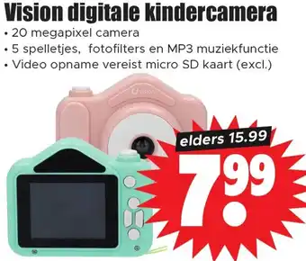 Dirk Vision digitale kindercamera aanbieding