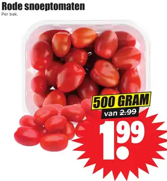 Dirk Rode snoeptomaten aanbieding