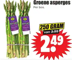 Dirk Groene asperges aanbieding