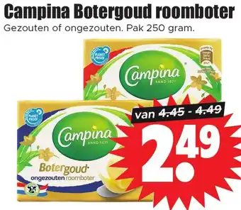 Dirk Campina Botergoud roomboter aanbieding