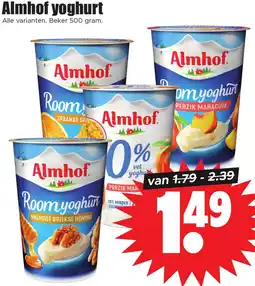 Dirk Almhof yoghurt aanbieding