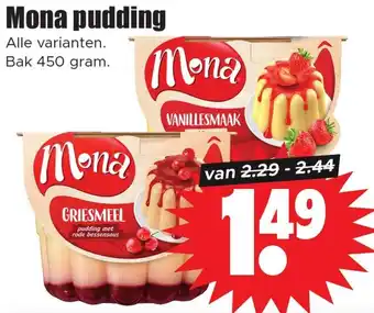 Dirk Mona pudding aanbieding