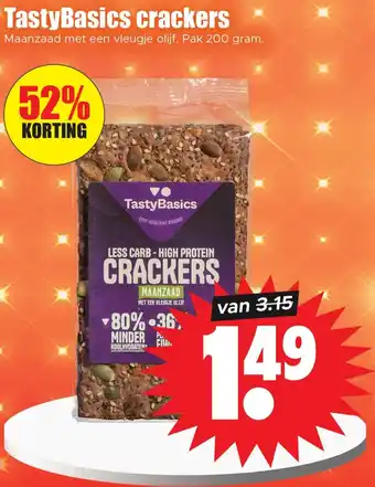 Dirk TastyBasics crackers aanbieding