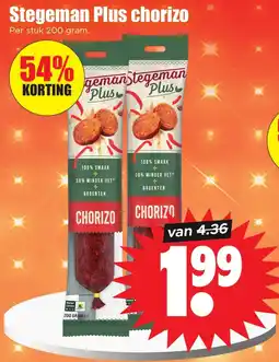 Dirk Stegeman Plus chorizo aanbieding