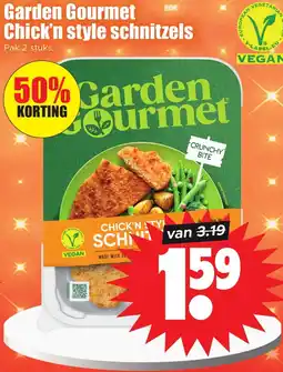 Dirk Garden Gourmet Chick'n style schnitzels aanbieding