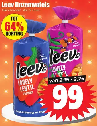 Dirk Leev linzenwafels aanbieding