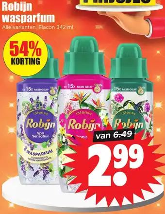 Dirk Robijn wasparfum aanbieding