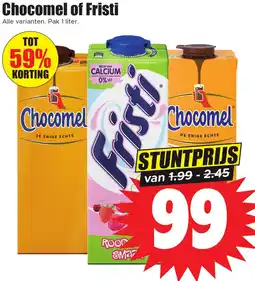 Dirk Chocomel of Fristi aanbieding