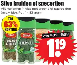 Dirk Silvo kruiden of specerijen aanbieding