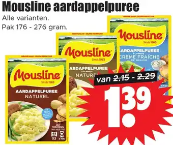 Dirk Mousline aardappelpuree aanbieding