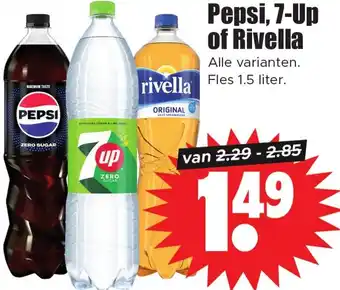 Dirk Pepsi, 7-Up of Rivella aanbieding