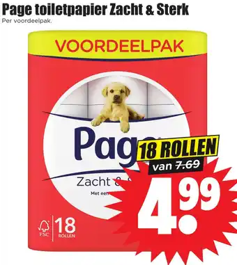 Dirk Page toiletpapier Zacht & Sterk aanbieding