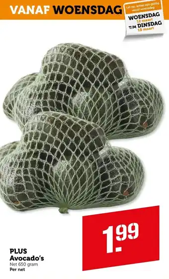 Coop PLUS Avocado's aanbieding