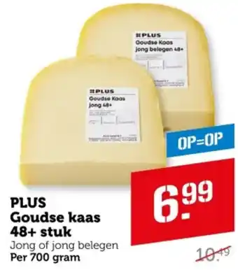 Coop PLUS Goudse kaas 48+ stuk aanbieding