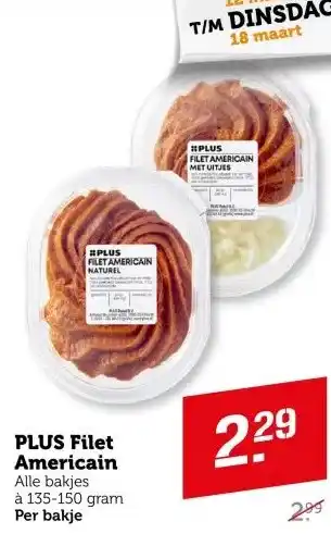 Coop PLUS Filet Americain aanbieding