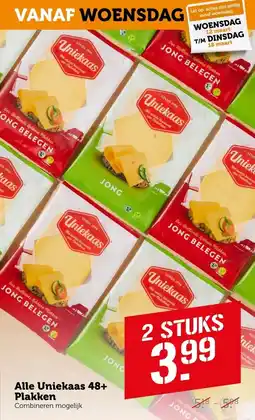 Coop Alle Uniekaas 48+ Plakken aanbieding