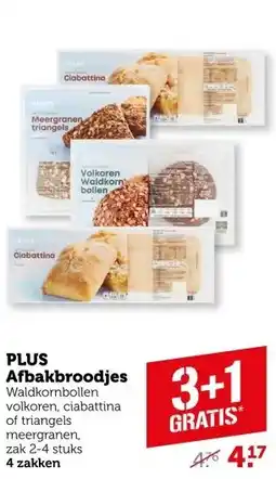 Coop PLUS Afbakbroodjes aanbieding