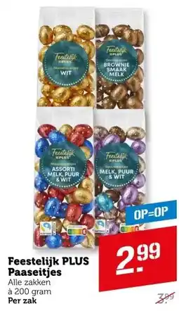 Coop Feestelijk PLUS Paaseitjes aanbieding