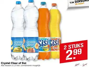 Coop Crystal Clear of Sisi aanbieding